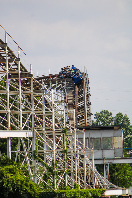 The Hoosier Hurricane roller Coaster at Indiana Beach, Monticello Indiana