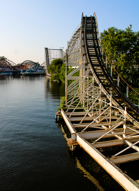 The Hoosier Hurricane Roller Coaster at Indiana Beach, Monticello Indiana