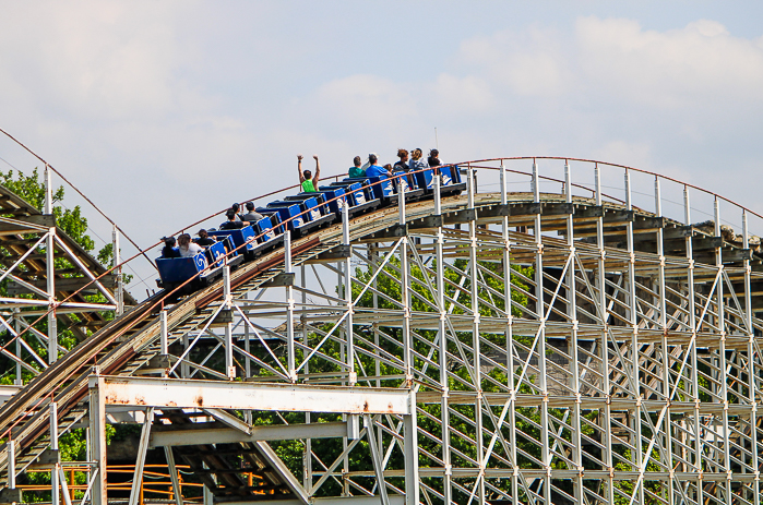 The Hoosier Hurricane roller Coaster at Indiana Beach, Monticello Indiana