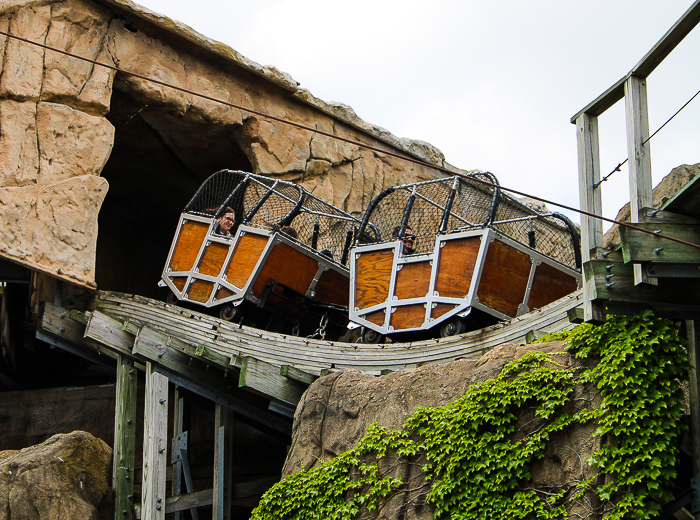 The Lost Coaster of Superstition Mountain at Indiana Beach, Monticello Indiana