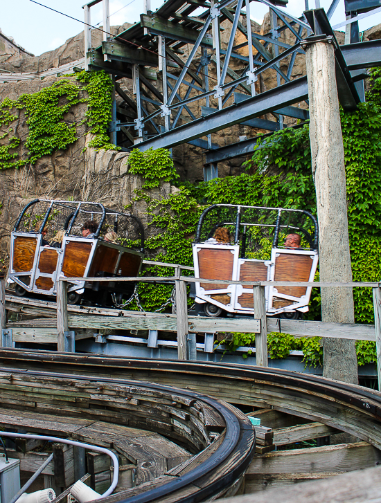 The Lost Coaster of Superstition Mountain at Indiana Beach, Monticello Indiana