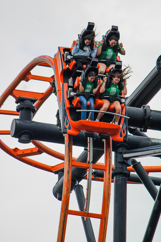 The Steel Hawg Roller Coaster at Indiana Beach, Monticello Indiana