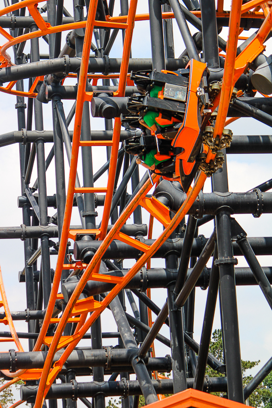 The Steel Hawg Roller Coaster at Indiana Beach, Monticello Indiana