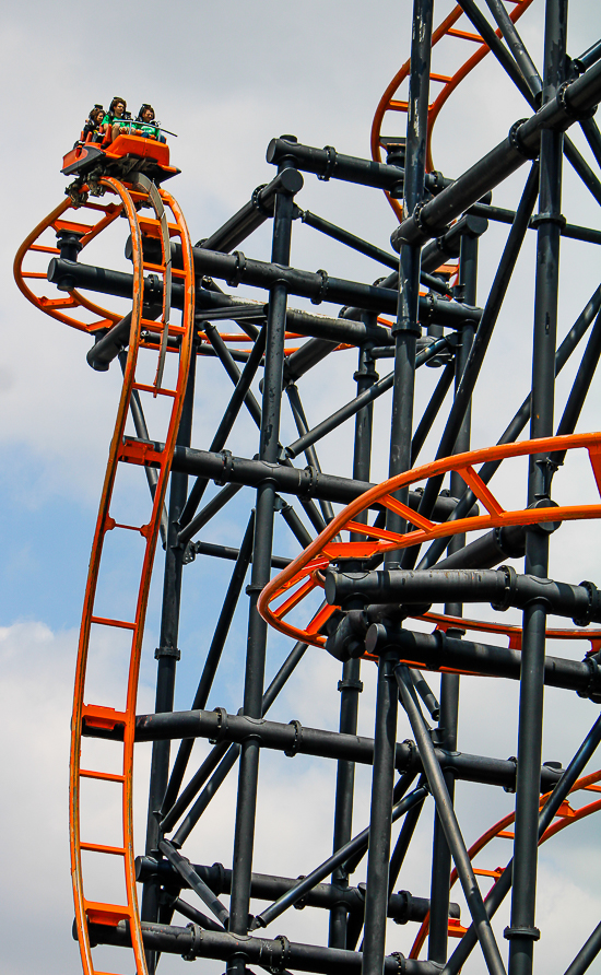 The Steel Hawg Roller Coaster at Indiana Beach, Monticello Indiana