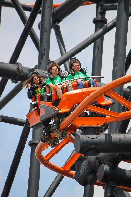 The Steel Hawg Roller Coaster at Indiana Beach, Monticello Indiana