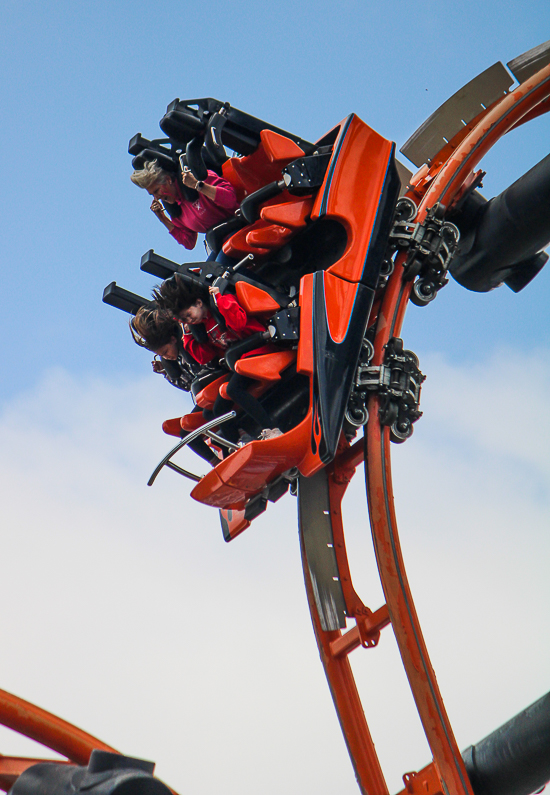 The Steel Hawg Roller Coaster at Indiana Beach, Monticello Indiana