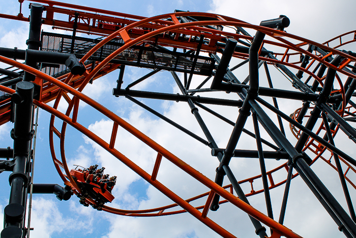 The Steel Hawg Roller Coaster at Indiana Beach, Monticello Indiana