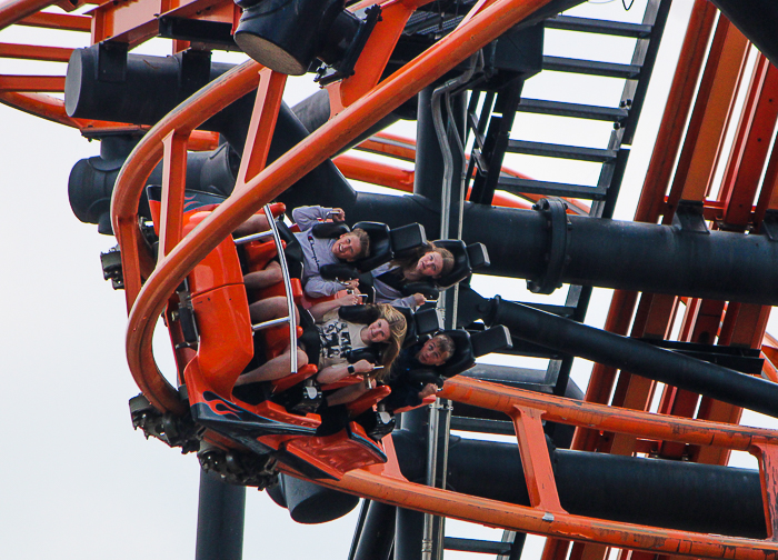 The Steel Hawg Roller Coaster at Indiana Beach, Monticello Indiana