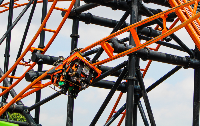 The Steel Hawg Roller Coaster at Indiana Beach, Monticello Indiana