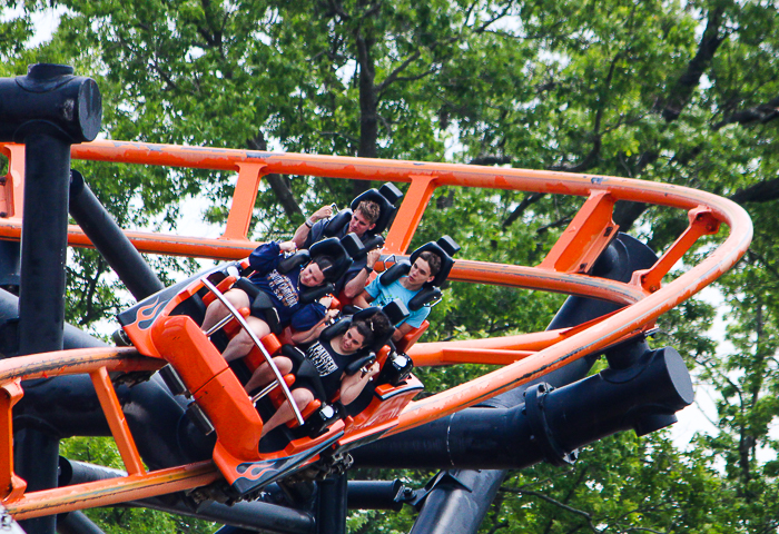 The Steel Hawg Roller Coaster at Indiana Beach, Monticello Indiana