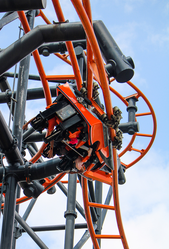 The Steel Hawg roller coaster at Indiana Beach, Monticello Indiana