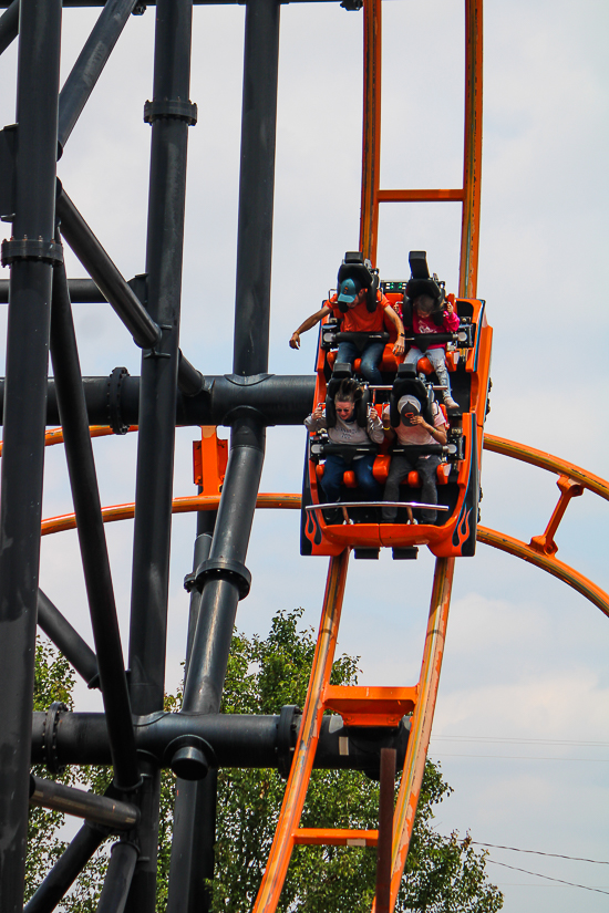 The Steel Hawg Roller Coaster at Indiana Beach, Monticello Indiana