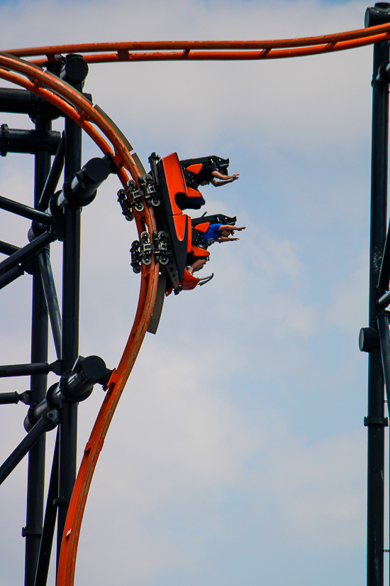 The Steel Hawg Roller Coaster at Indiana Beach, Monticello Indiana