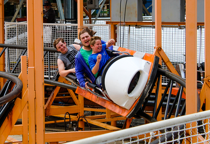 The Tig'rr Roller Coaster at Indiana Beach, Monticello Indiana