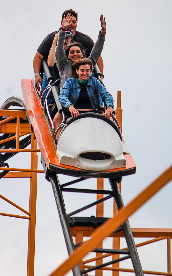 The Tig'rr Roller Coaster at Indiana Beach, Monticello Indiana