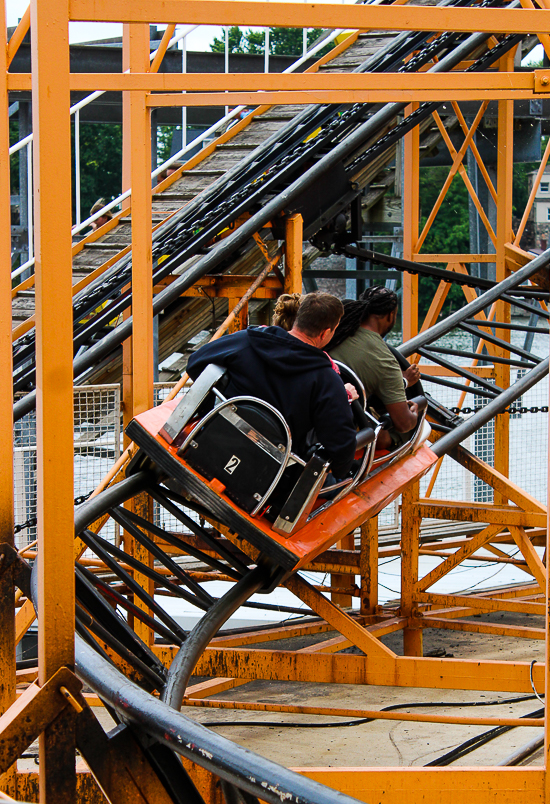 The Tig'rr Roller Coaster at Indiana Beach, Monticello Indiana