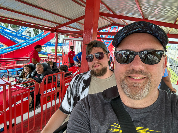 The All American Triple Loop at Indiana Beach, Monticello Indiana