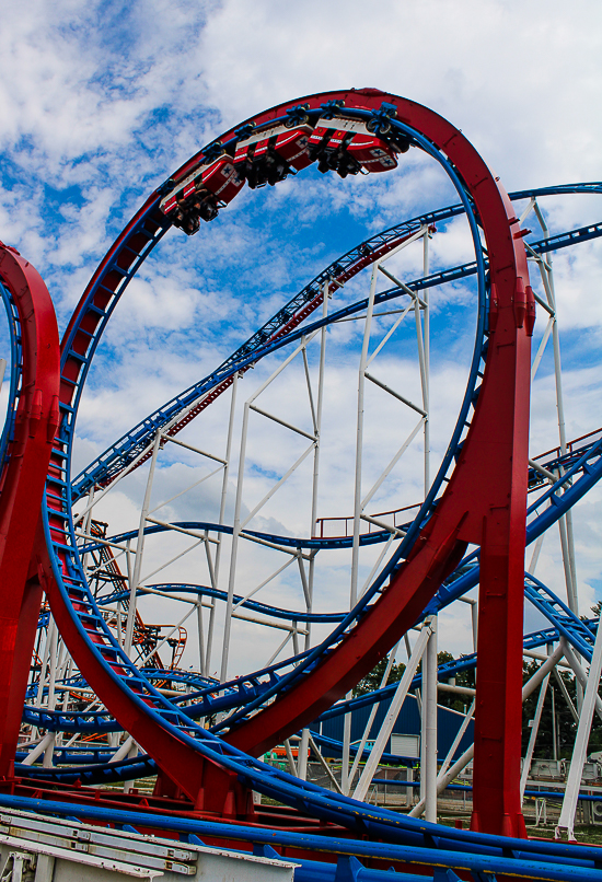 The All American Triple Loop at Indiana Beach, Monticello Indiana