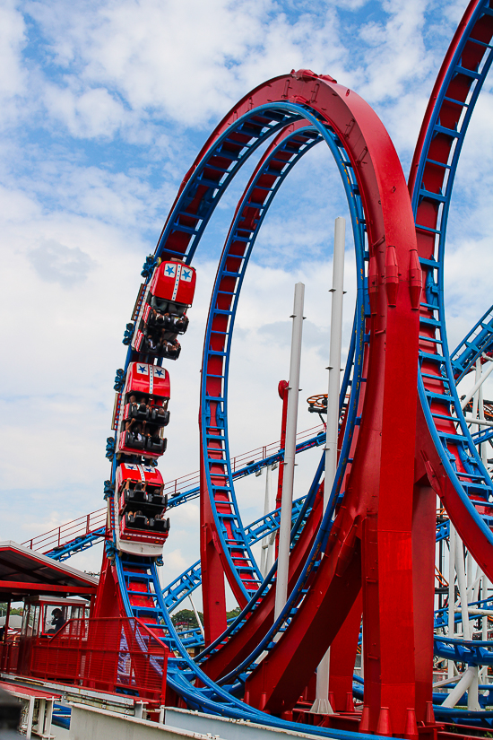 The All American Triple Loop at Indiana Beach, Monticello Indiana