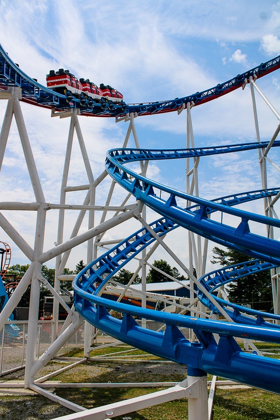 The All American Triple Loop at Indiana Beach, Monticello Indiana