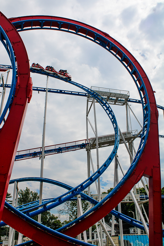 The All American Triple Loop at Indiana Beach, Monticello Indiana