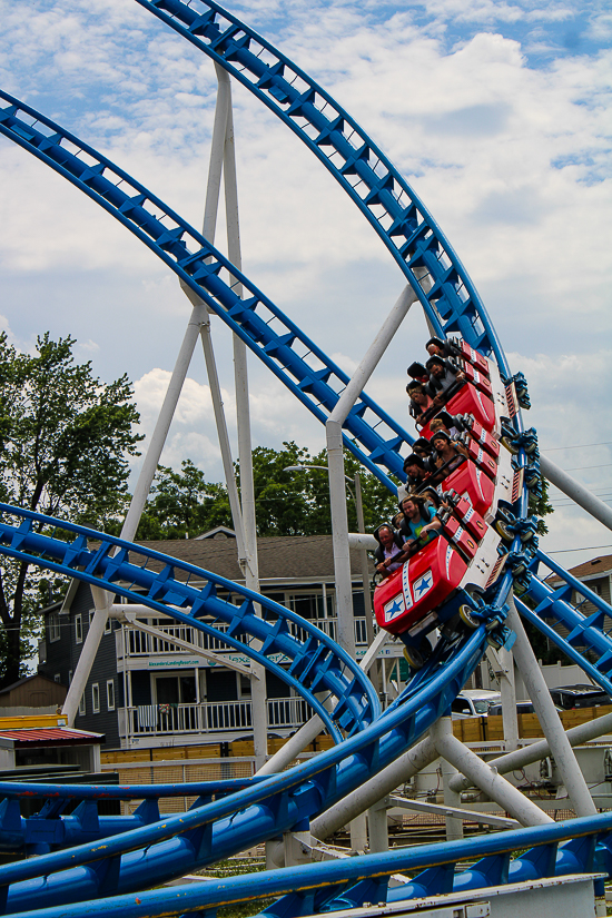 The All American Triple Loop at Indiana Beach, Monticello Indiana