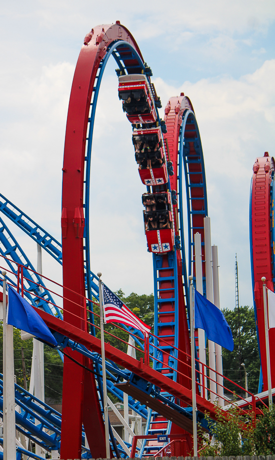 The All American Triple Loop at Indiana Beach, Monticello Indiana