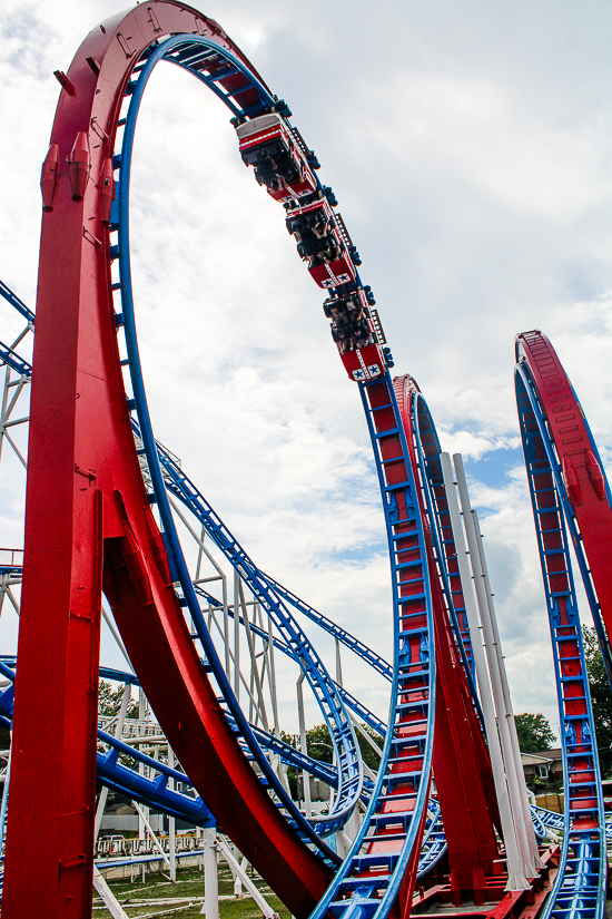 The All American Triple Loop at Indiana Beach, Monticello Indiana