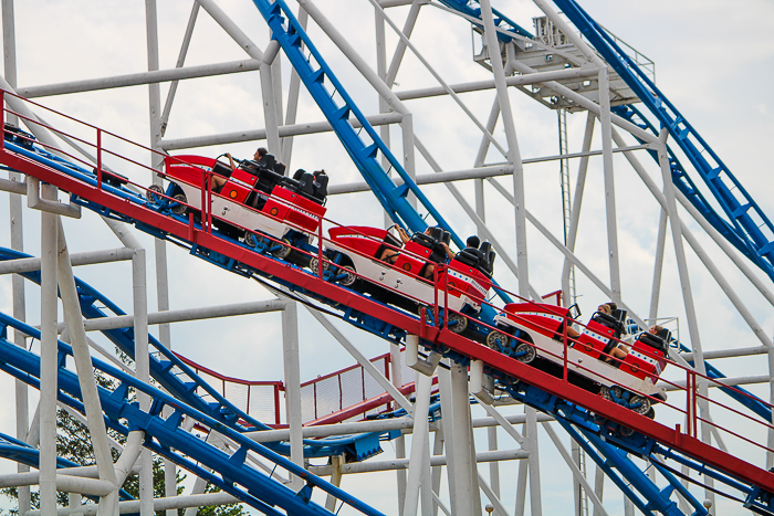 The All American Triple Loop at Indiana Beach, Monticello Indiana