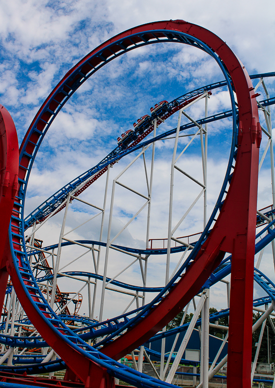 The All American Triple Loop at Indiana Beach, Monticello Indiana