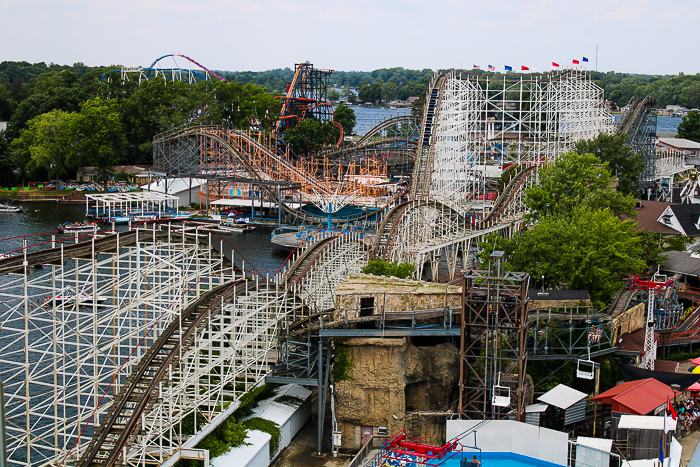 The Hoosier Hurricane  Roller Coaster at Indiana Beach, Monticello Indiana