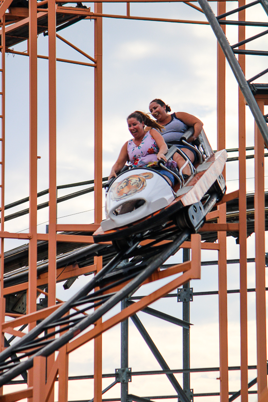 The Tig'rr Roller Coaster at Indiana Beach, Monticello Indiana