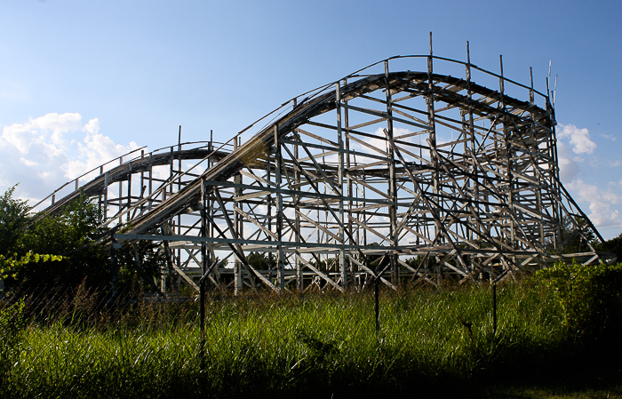 The Roller Coaster at the Abandoned Joyland Amusement Park, Wichita, Kansas