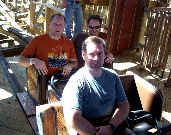 The Boardwalk Bullet Rollercoaster at the Kemah Boardwalk, Kemah Texas