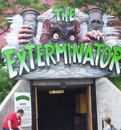 The Exterminator Rollercoaster At Kennywood Park, West Mifflin Pennsylvania