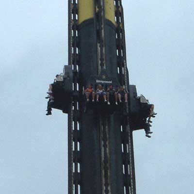 The Pitt Fall Ride At Kennywood Park, West Mifflin Pennsylvania