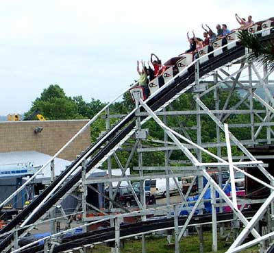 The Jack Rabbit Rollercoaster At Kennywood Park, West Mifflin Pennsylvania