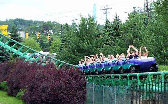 The Phantom's Revenge Rollercoaster At Kennywood Park, West Mifflin Pennsylvania