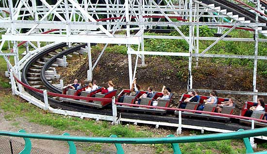 The Thunderbolt Rollercoaster At Kennywood Park, West Mifflin Pennsylvania