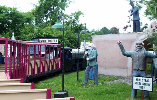 The Train At Kennywood Park, West Mifflin Pennsylvania