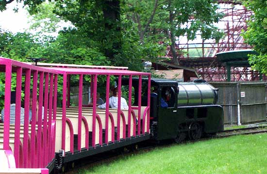 The Train At Kennywood Park, West Mifflin Pennsylvania