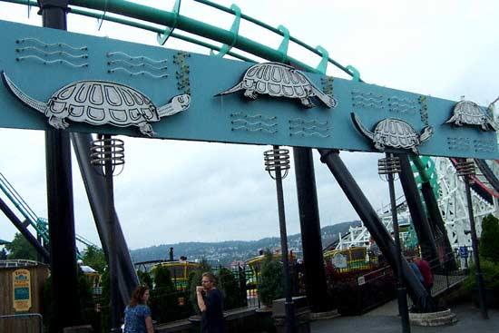 The Turtle Ride At Kennywood Park, West Mifflin Pennsylvania