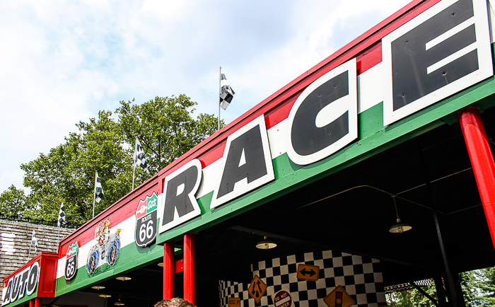 The Auto Race at Kennywood Park, West Mifflin, PA