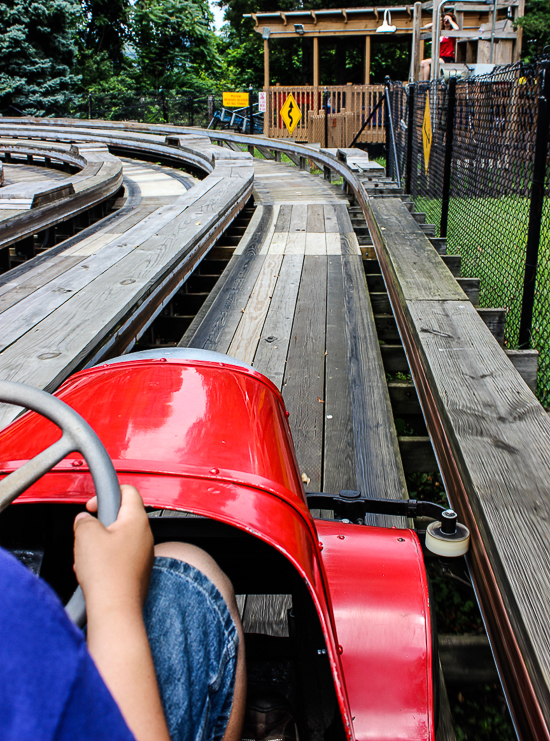 The Auto Race at Kennywood Park, West Mifflin, PA