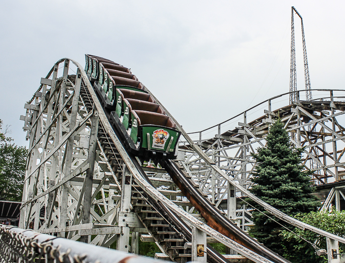 The Jack Rabbit Roller Coaster at Kennywood Park, West Mifflin, PA