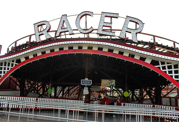 The Racer Roller Coaster at Kennywood Park, West Mifflin, PA