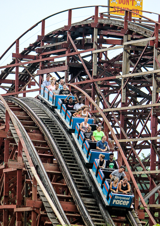 The Racer Roller Coaster at Kennywood Park, West Mifflin, PA