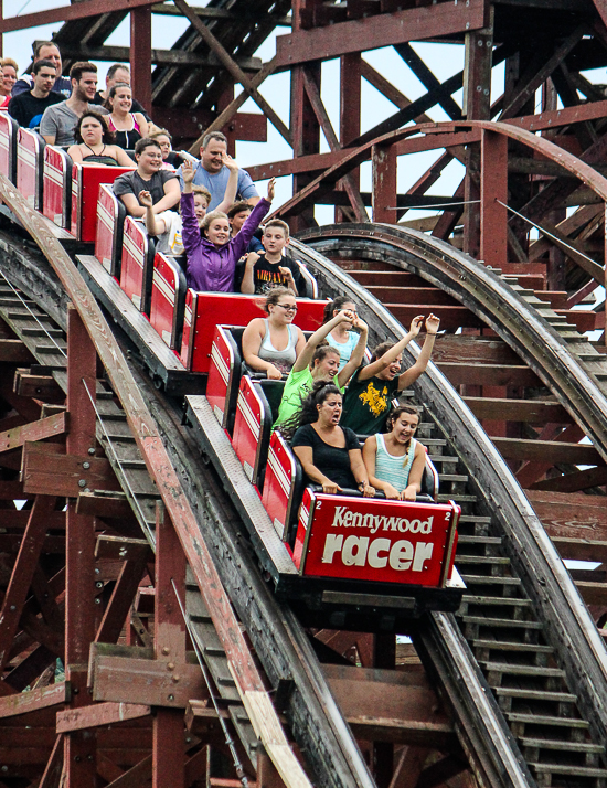 The Racer Roller Coaster at Kennywood Park, West Mifflin, PA