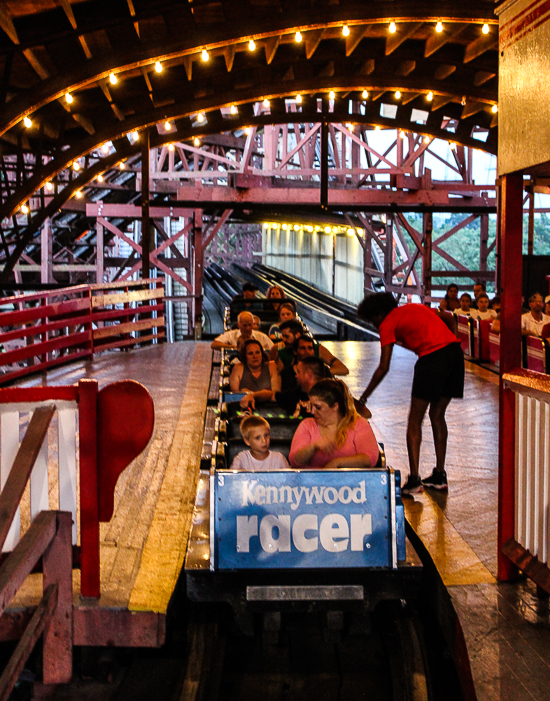 The Racer Roller Coaster at Kennywood Park, West Mifflin, PA