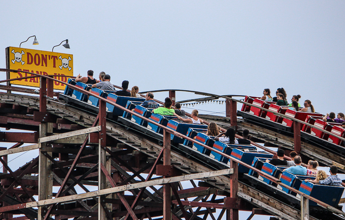 The Racer Roller Coaster at Kennywood Park, West Mifflin, PA